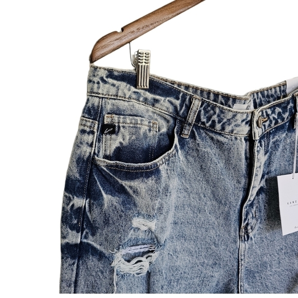 KanCan distressed acid wash relaxed fit denim jeans NWT - Picture 5 of 15